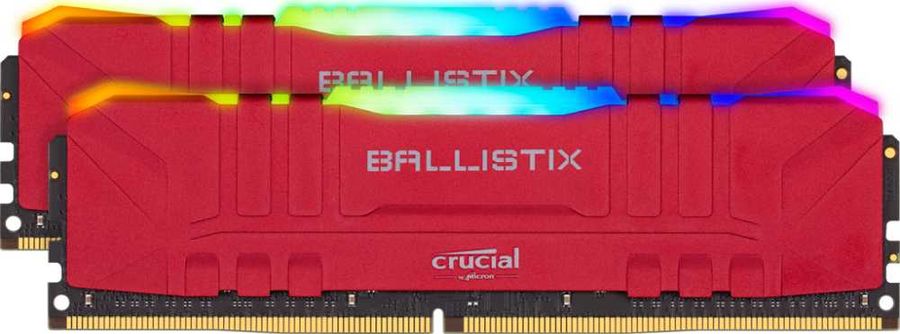 DDR4 16GB KITof2 PC-25600 3200MHz Crucial Ballistix RGB (BL2K8G32C16U4RL) RTL