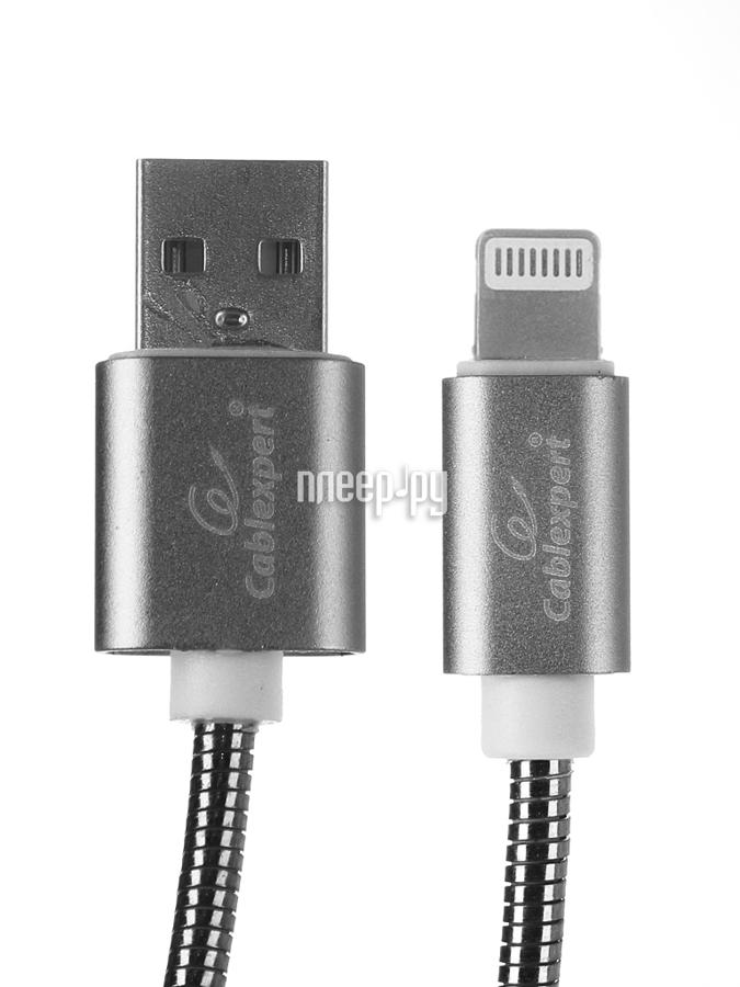 Кабель Cablexpert для Apple CC-G-APUSB02Gy-0.5M AM/Lightning серия Gold0.5м титан блистер