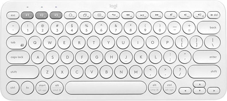 Клавиатура Wireless Logitech K380 (920-009589) Multi-Device Keyboard White, Bluetooth, RTL