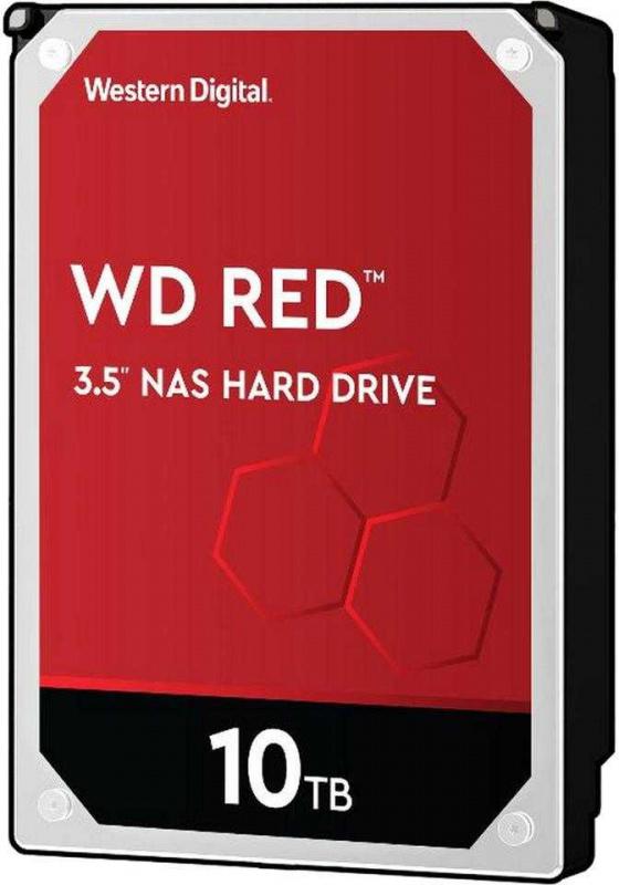 HDD 3.5" SATA-III WD 10TB Red (WD101EFAX) 5400RPM 256Mb 6Gb/s