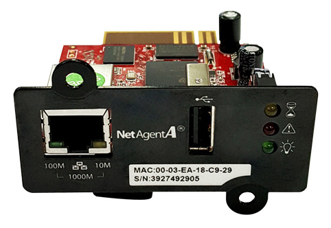 Серв. аксессуар - Модуль Powercom DA807 SNMP 1 port + USB (short)