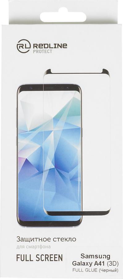 Защитный экран Red Line для Samsung Galaxy A41 Full Screen 3D Tempered Glass Full Glue Black УТ000020417