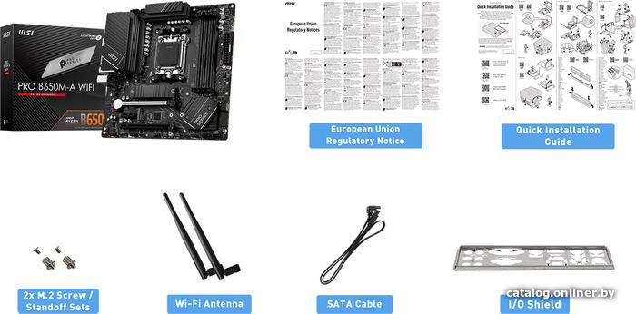 MB MSI PRO B650M-A WIFI Soc-AM5 mATX