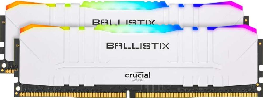 DDR4 16GB Kit (2x8GB) PC-25600 3200MHz Crucial Ballistix RGB (BL2K8G32C16U4WL) RTL