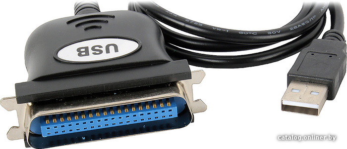 Переходник USB2.0 to LPT ORIENT (ULB-201N) 0.8m