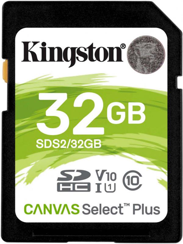 Micro SD 32 Gb Kingston Canvas Select Plus (SDS2/32GB) (+ SD adapter) RTL