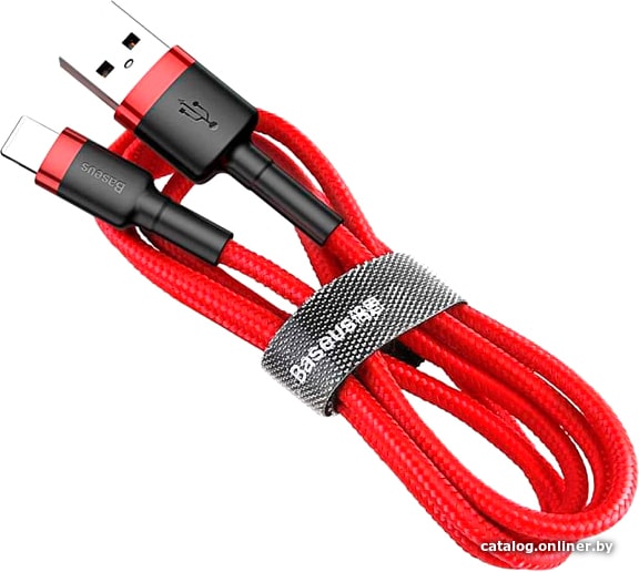 Кабель Baseus Cafule Special Edition USB - Lightning 1.5A 2m Red-Black CALKLF-H09