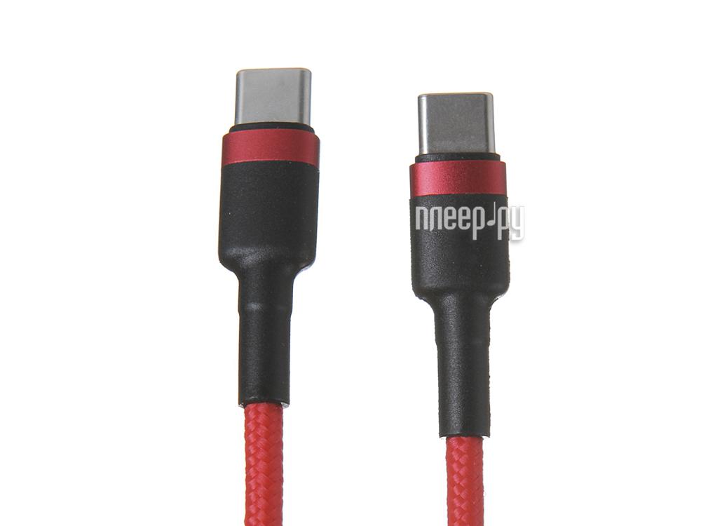Кабель Baseus Cafule PD2.0 60W Flash Charging USB - Type-C 2m Red CATKLF-H09