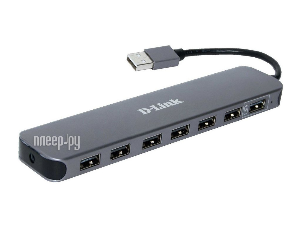 USB HUB D-LINK DUB-H7/E1A (разветвитель 7xUSB2.0, питание от сети)