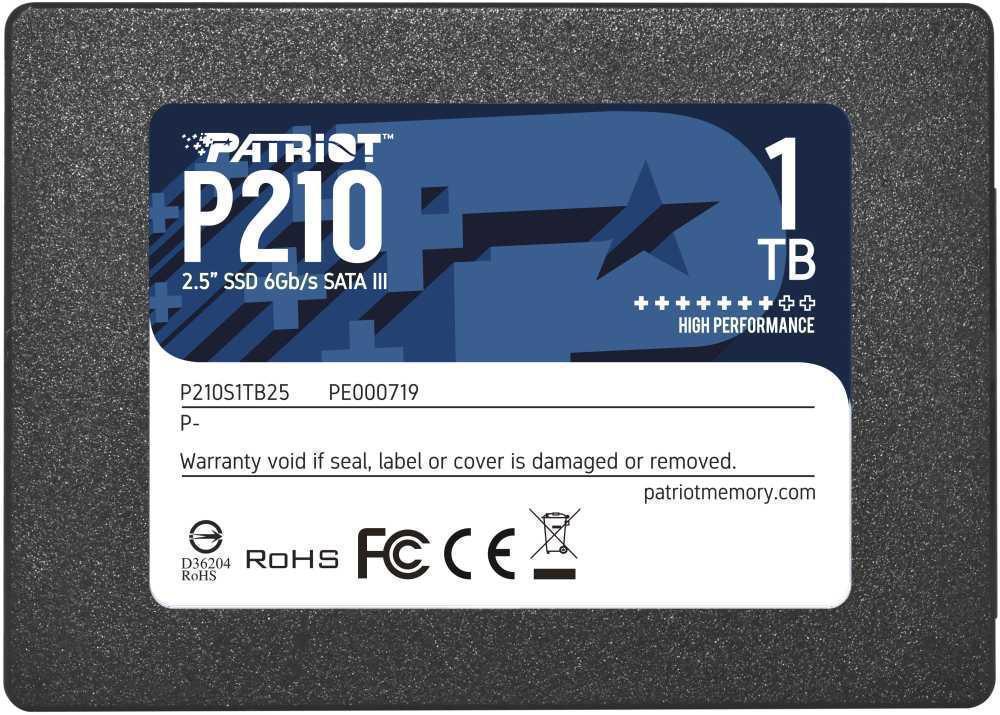 SSD 2,5" SATA-III Patriot 1Tb P210 (P210S1TB25)