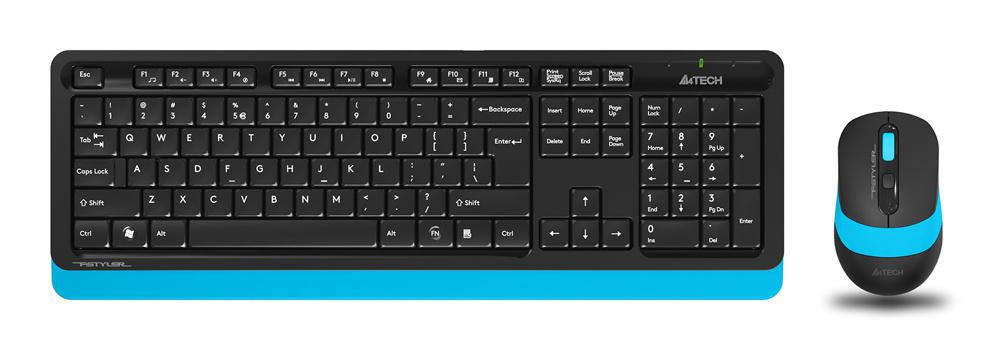Клавиатура + мышь A4-Tech FG1010 Black-Blue