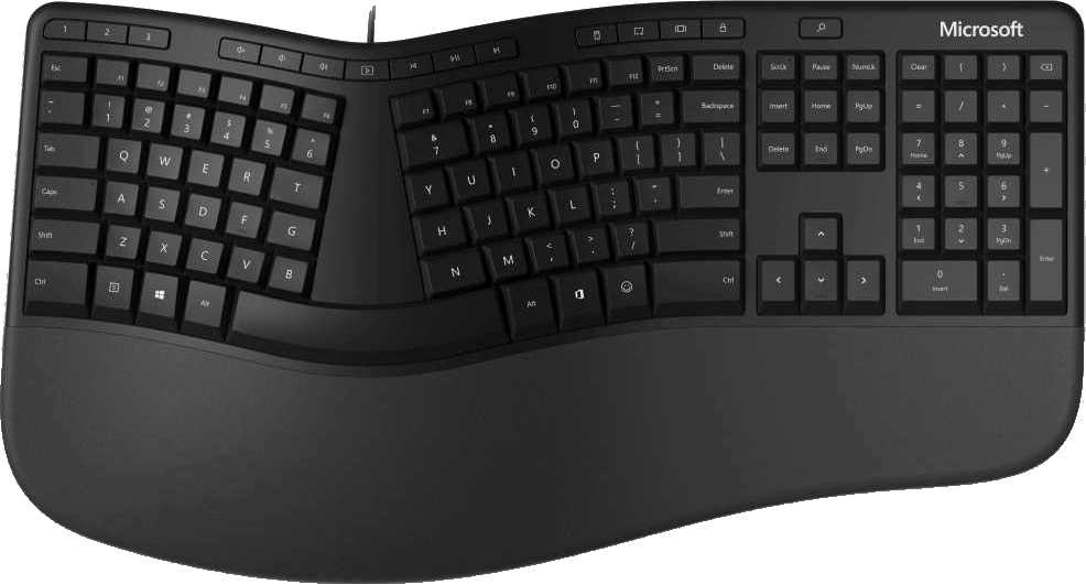 Клавиатура Microsoft Ergonomic Kili LXM-00011 Black