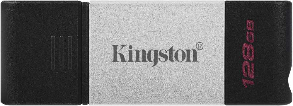 128 Gb USB 2.0 Type-C Kingston DataTraveler 80 (DT80/128GB) Black/Silver