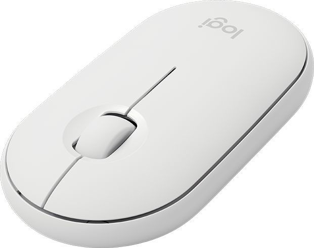 Mouse Wireless Logitech M350 Pebble (910-005716) белый
