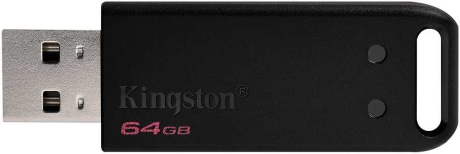 64 Gb Kingston DataTraveler DT20 DT20/64GB Black (без колпачка)
