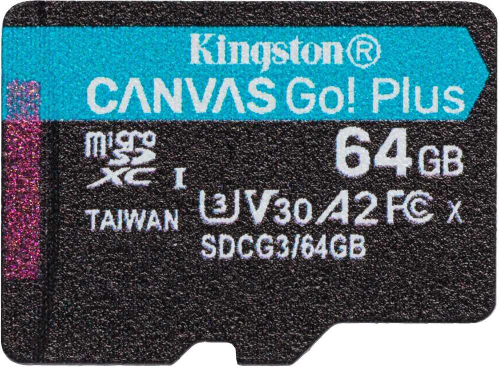 Micro SD 64 Gb Kingston Canvas Go! Plus SDCG3/64GBSP