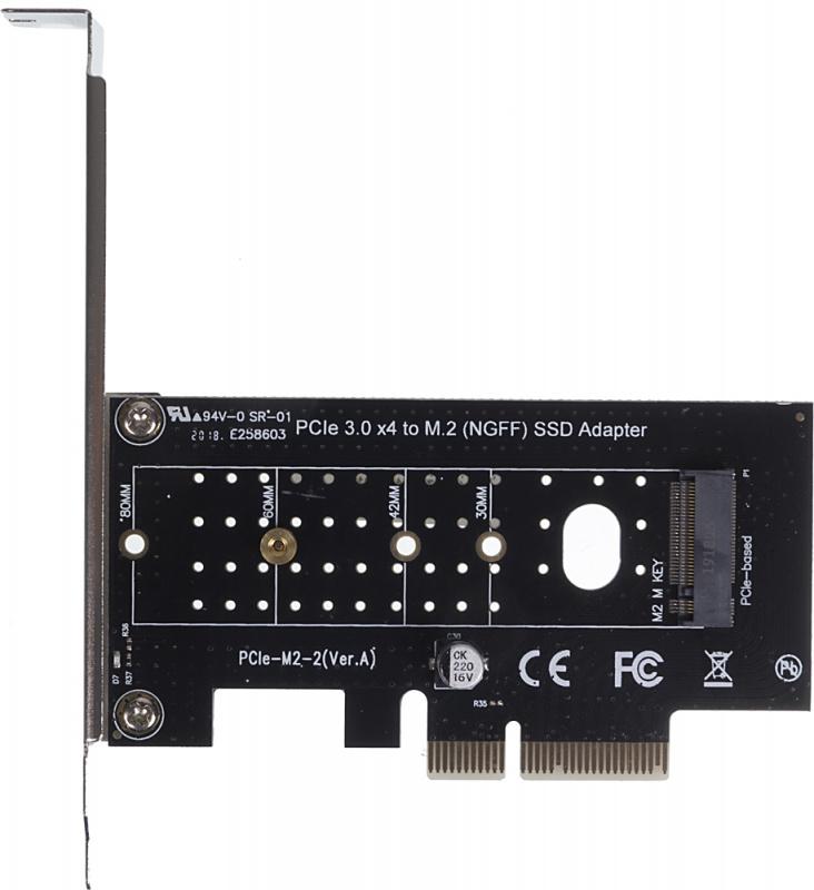 Адаптер PCI-E M.2 NGFF for SSD Bulk [asia pcie m2 ngff m-key v2]
