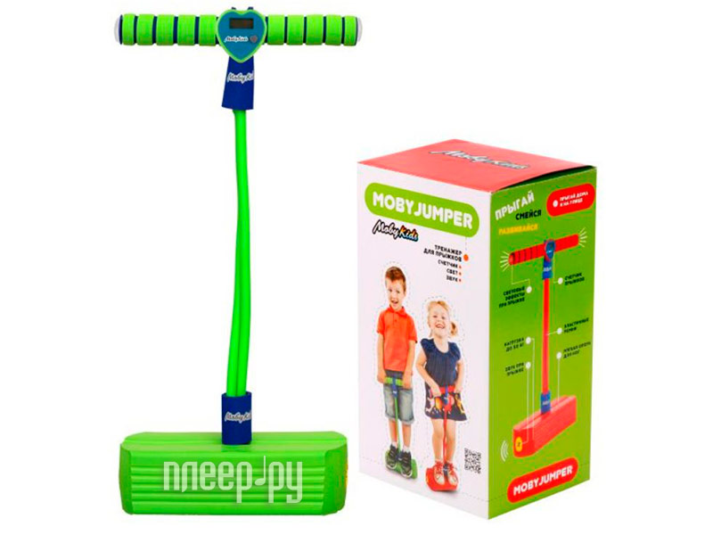 Игра для активного отдыха Moby Kids Moby-Jumper Green (со счетчиком, светом и звуком) 68558
