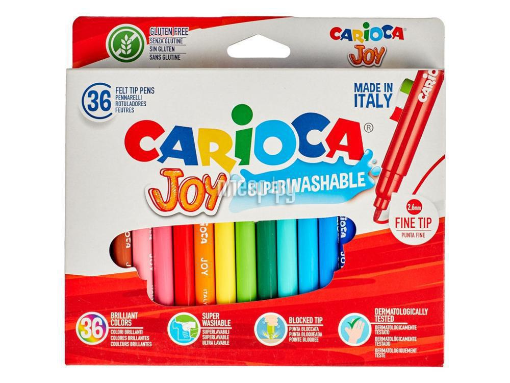 Фломастеры Carioca Joy 36 цветов 40616