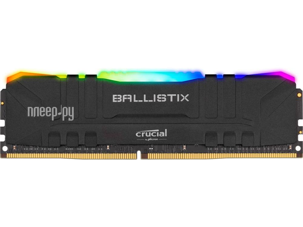 DDR4 16GB PC-28800 3600MHz Crucial Ballistix RGB (BL16G36C16U4BL) RTL
