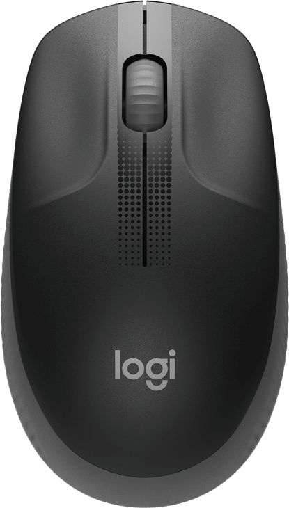Mouse Wireless Logitech M190 Black-Dark Gray (910-005905)