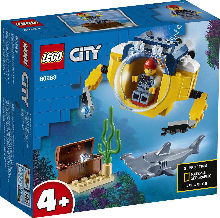 Конструктор Lego City Океан: Мини-подлодка 41 дет. 60263