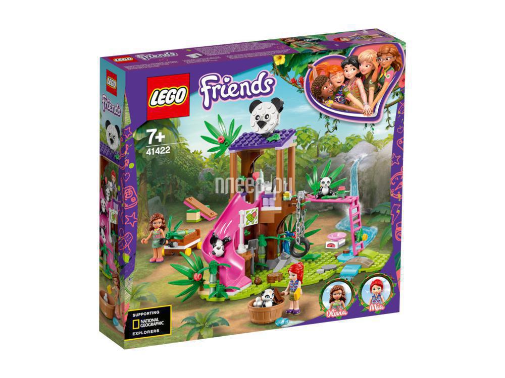 Конструктор Lego Friends Джунгли домик для панд на дереве 265 дет. 41422