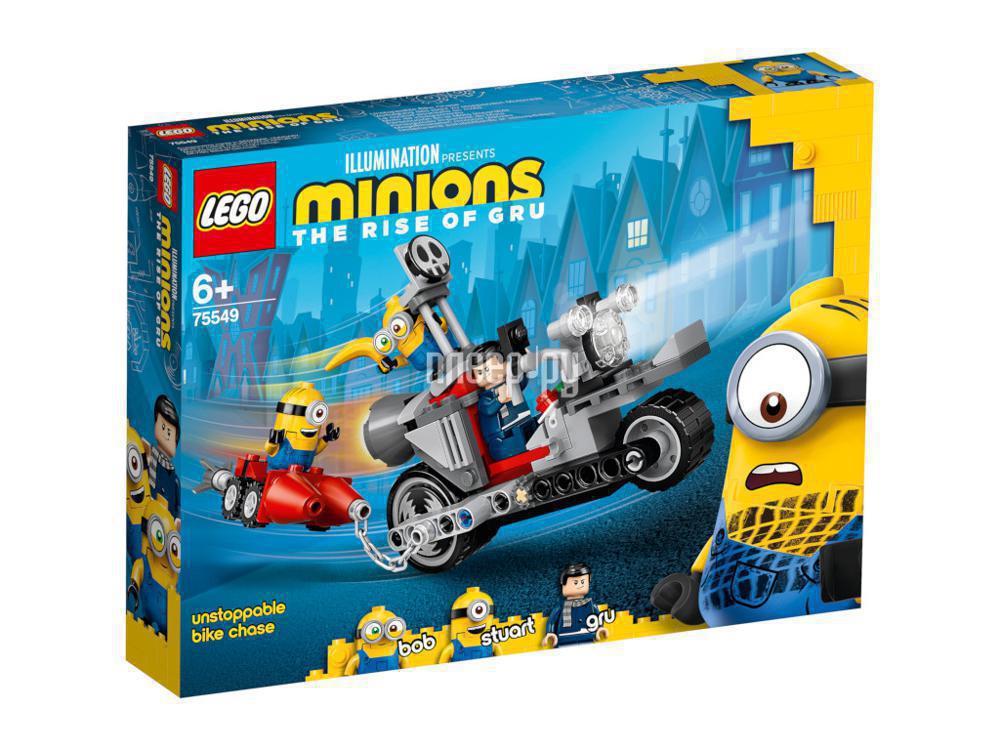 Конструктор Lego Minions Невероятная погоня на мотоцикле 136 дет. 75549