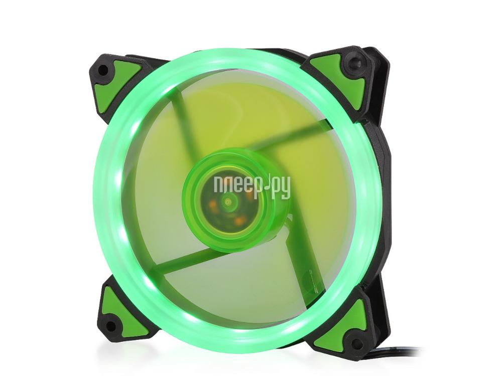 Вентилятор 120mm Crown Green LED CMCF-12025S-1232