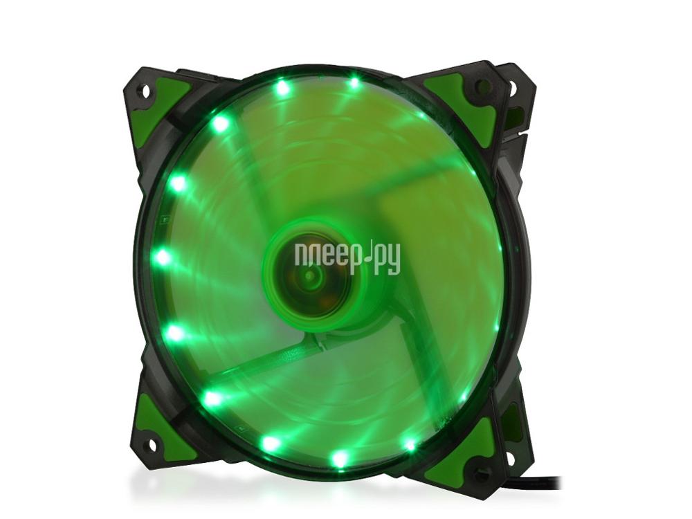 Вентилятор 120mm Crown Green LED CMCF-12025S-1222