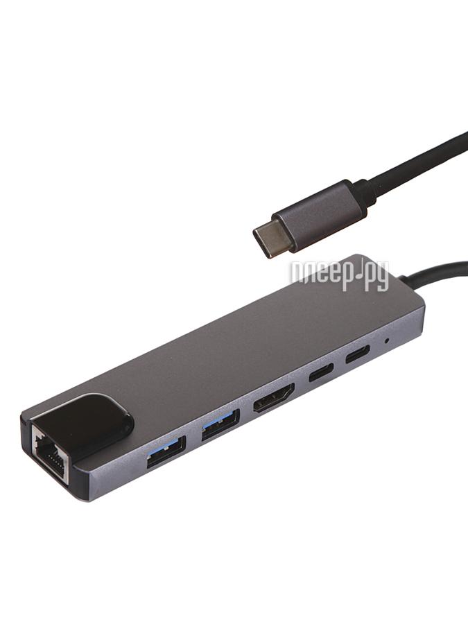 Док-станция Perfeo USB Type-C 6in1 PF-Type-C-13 PF_B4658