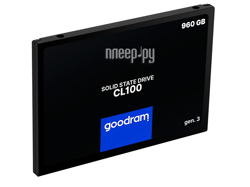 SSD 2,5" SATA-III Goodram 960Gb CL100 Gen.3 SSDPR-CL100-960-G3 RTL