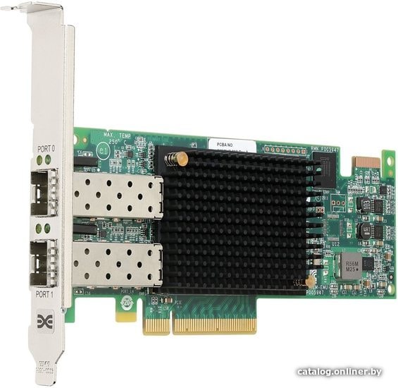 Адаптер Emulex LPe16002B-M6 Gen 5 (16GFC), 2-port, 16Gb/s, PCIe Gen3 RTL