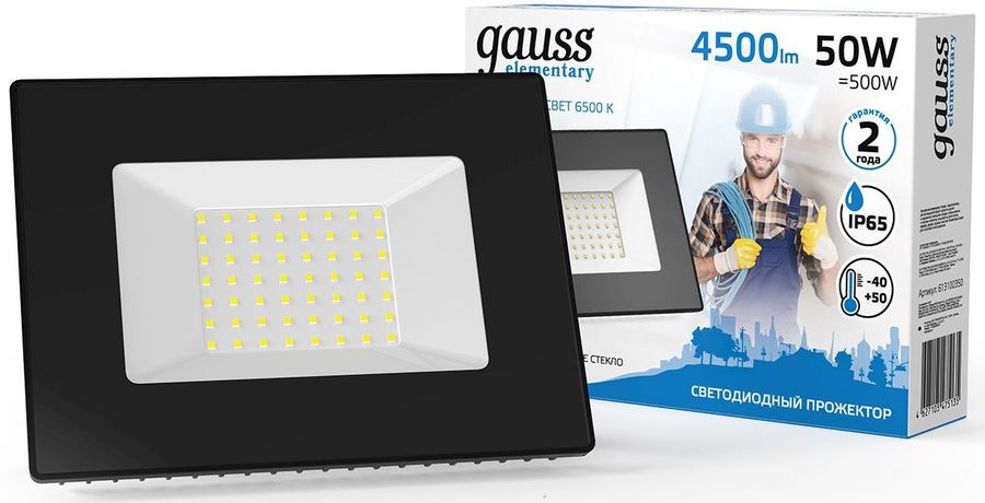 Прожектор Gauss LED 613100350 50Вт