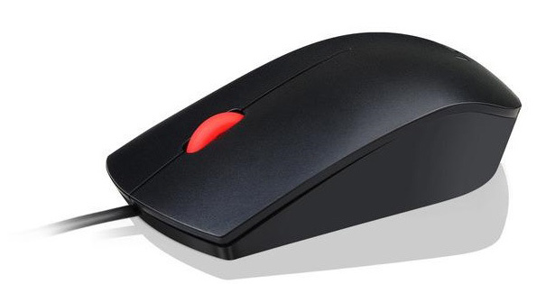 Mouse Lenovo Essential USB (черный) 4Y50R20863