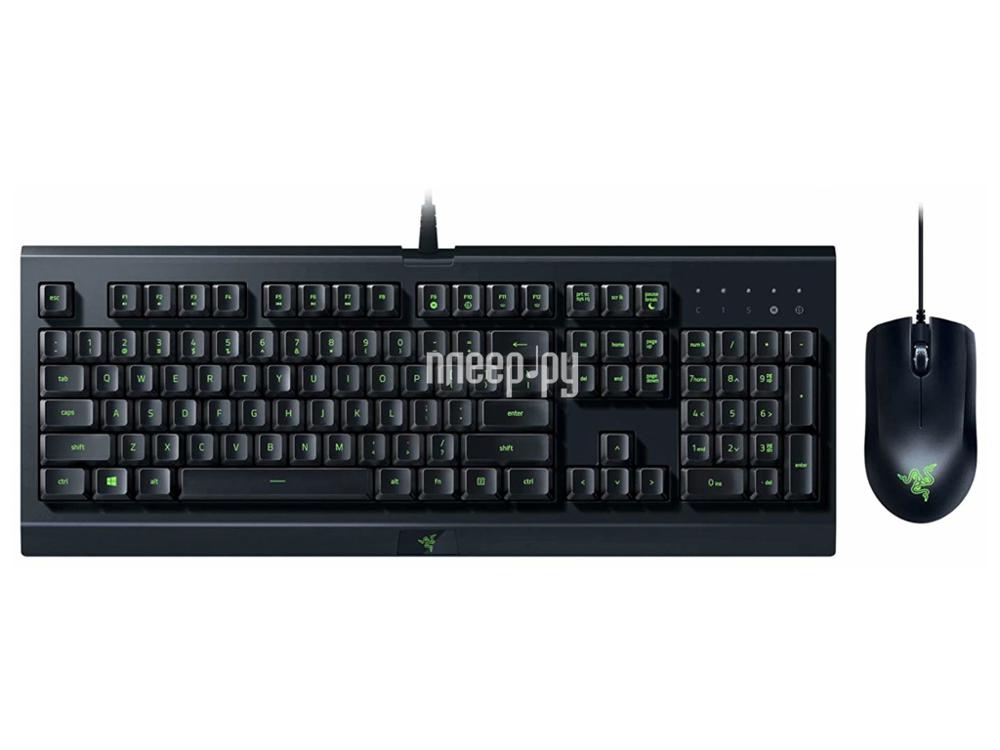 Клавиатура + мышь Razer Cynosa Lite + Abyssus Lite USB 2.0 проводной черный RZ84-02740400-B3R1