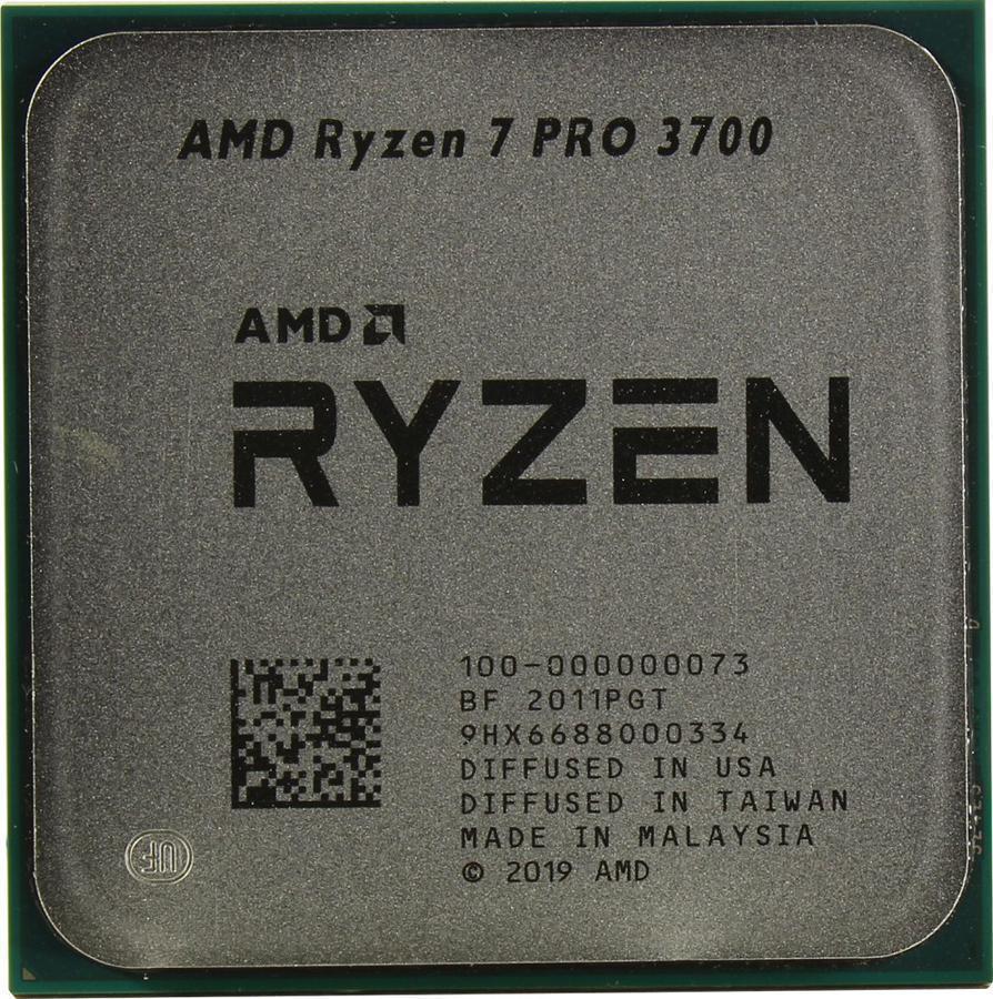 CPU Socket-AM4 AMD Ryzen 7 3700 PRO (100-000000073) OEM