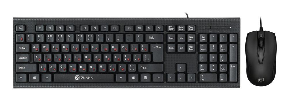 Клавиатура + мышь Oklick 630M Black USB