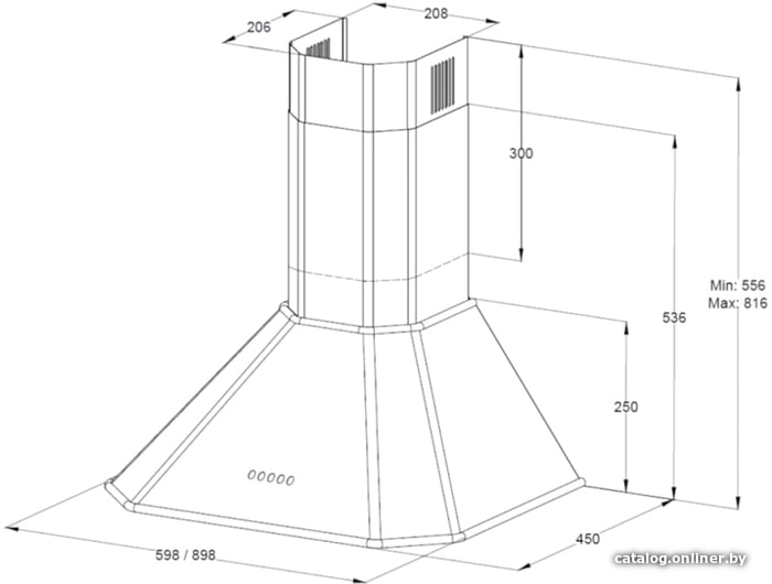 Кухонная вытяжка Korting KHC 6839 NX