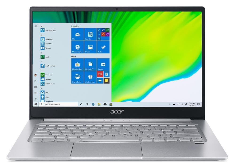 Ультрабук Acer Swift 3 SF314-59-70RG 14" IPS Intel Core i7 1165G7 2.8ГГц 16ГБ 512ГБ SSD Intel Iris Xe graphics Windows 10 серебристый NX.A5UER.005