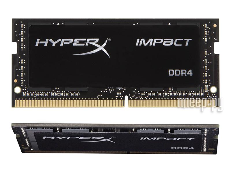 SO-DIMM DDR4 32GB KITof2 PC-21300 2666Mhz Kingston HyperX Impact (HX426S16IB2K2/32) CL16 RTL
