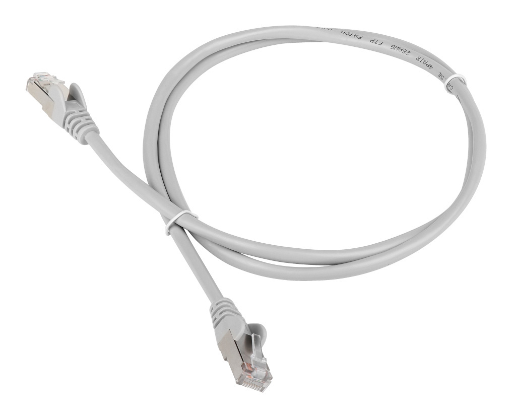 Патч-корд FTP Lanmaster TWT-45-45-1.0/S6-GY 1.0м Cat 6 Grey