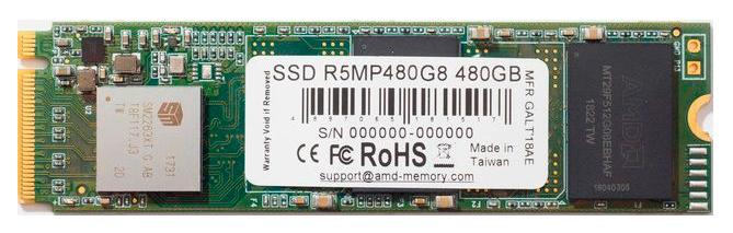 SSD M.2 AMD 480Gb Radeon R5 (R5MP480G8)