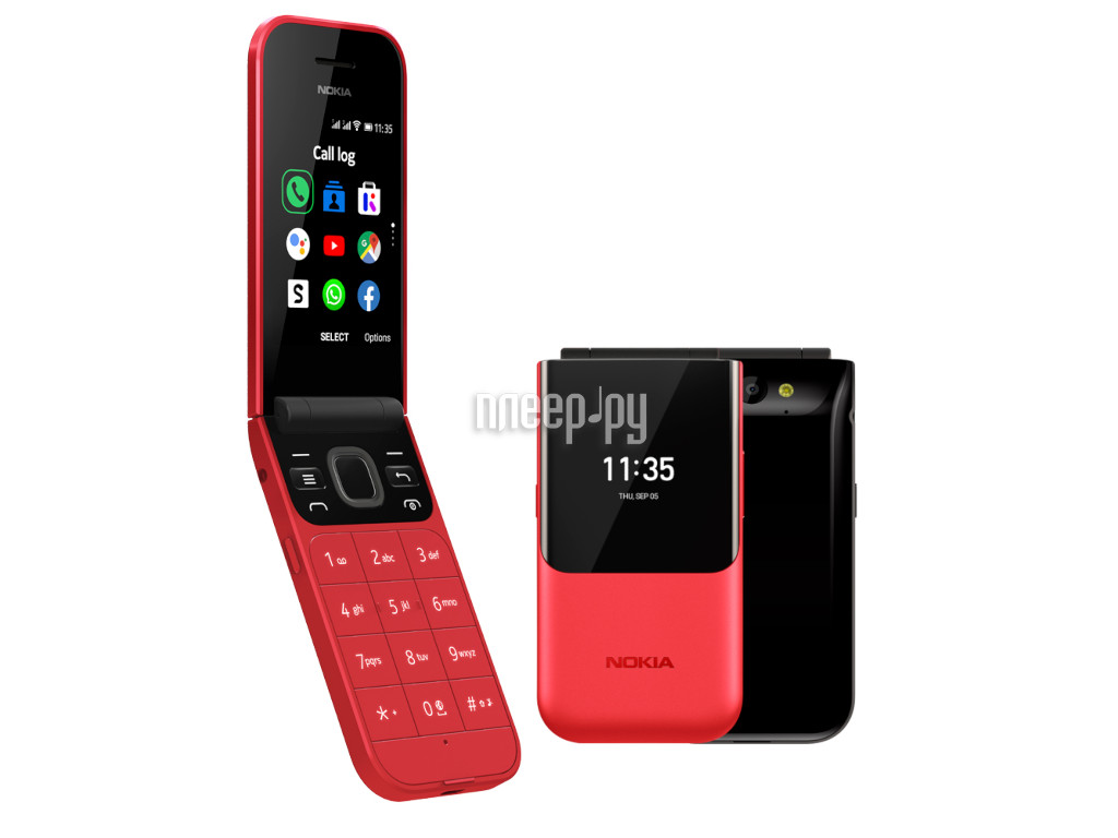 Смартфон Nokia 2720 Flip (TA-1175) Red