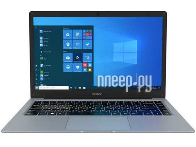 Ноутбук Prestigio SmartBook 141 C5 PSB141C05CGP_DG_CIS 14.1" 1366X678 TN, Intel Celeron N3350 1100 МГц, 4 ГБ, eMMC 64 ГБ, граф. адаптер: встроенный, Windows 10 Pro, цвет крышки серый, цвет корпуса серый