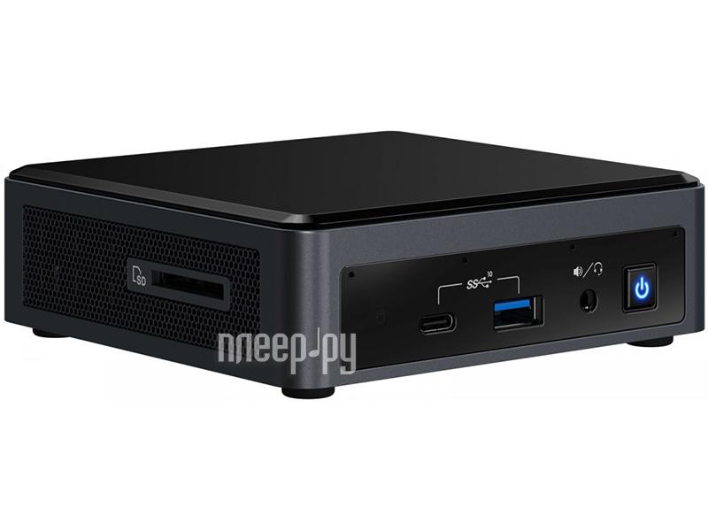 Платформа Intel NUC BXNUC10I3FNK2 (Core i3-10110U, 4.1 GHz Turbo, DDR4-2666 SODIMM  (up to 64Gb max), VGA Intel UHD Graphics (USB-C(DP1.2)+HDMI 2.0a), 4xUSB3.1, 1x m.2 SSD,  GBL, WiFi+BT, SDXC slot, Black,VESA) 