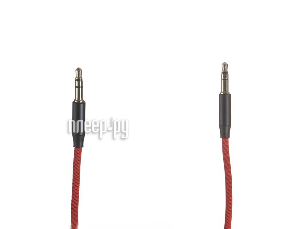 Кабель Baseus Yiven Audio Cable M30 Jack 3.5mm - Jack 3.5mm 1.5m Red-Black CAM30-C91