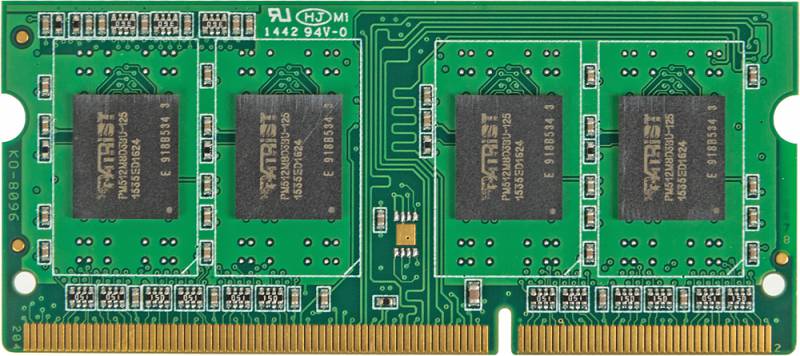 SO-DIMM DDR III 4096MB PC-12800 1600Mhz Patriot (PSD34G160081S) 1.5V