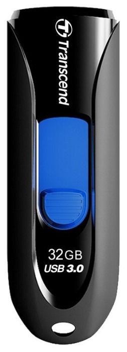 32 Gb USB3.0 Transcend JetFlash 790 TS32GJF790K Black (выдвижной/пластик) Retail