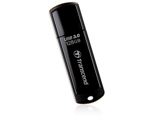 128 Gb USB3.0 Transcend JetFlash 700 TS128GJF700 Black (с колпачком/пластик) Retail